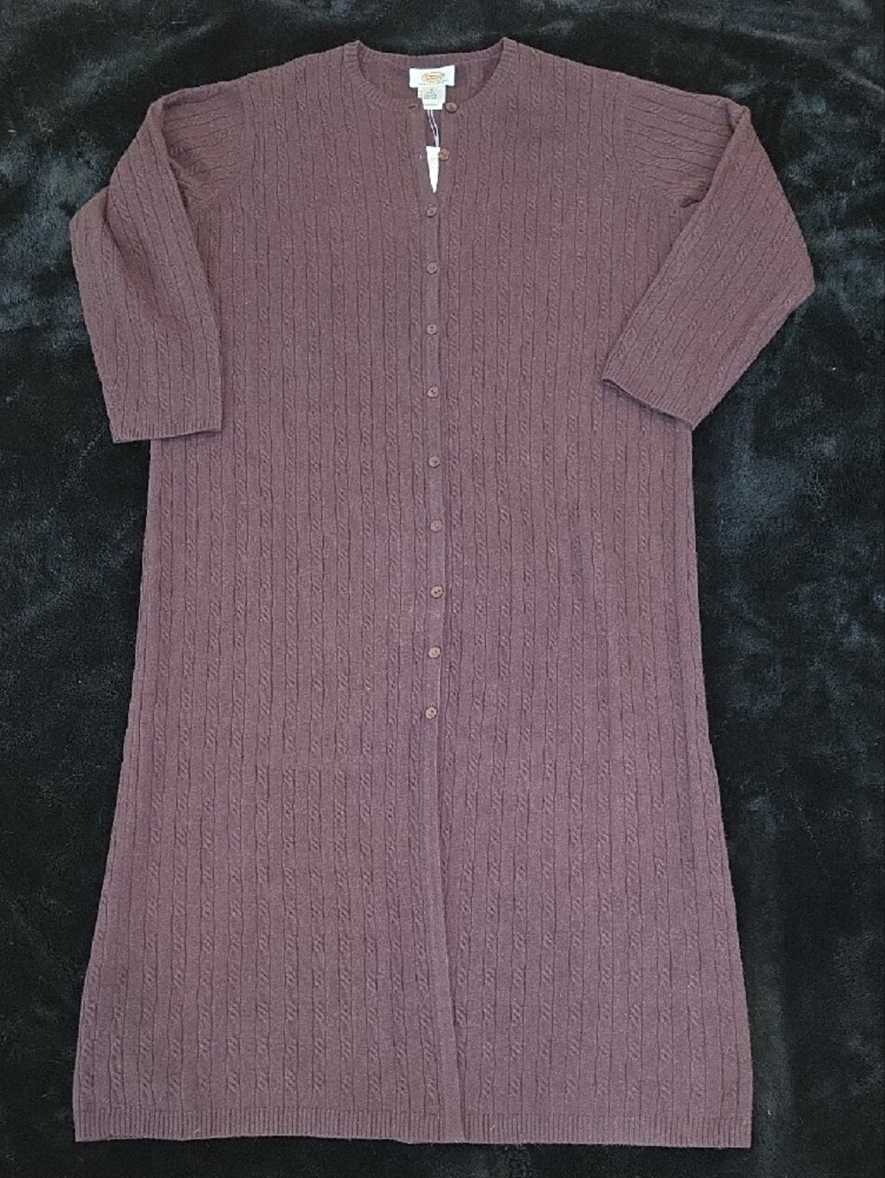 Talbots Petites 100% Merino Wool Cardigan Duster Sweater - Sz 1X